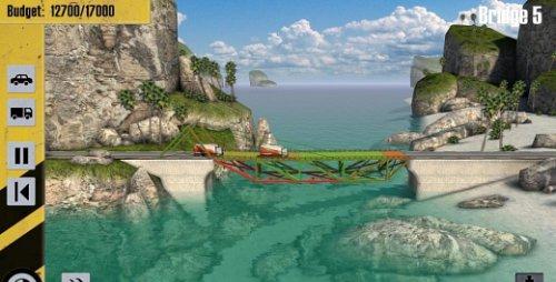 دانلود بازی شبیه سازی ساختن پل Bridge Constructor