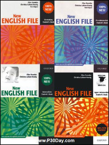 دانلود کاملترین مجموعه یادگیری زبان انگلیسی Oxford New English File Series