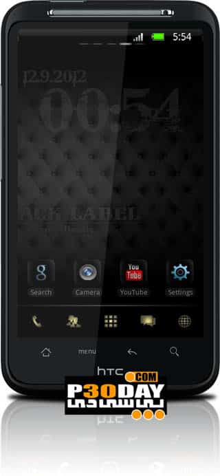 تم فوق العاده زیبا و مشکی Black Label Theme Go Launcher v1.0 آندروید