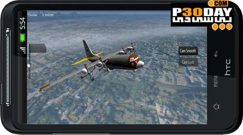 دانلود بازی شبیه سازی پرواز آندروید Flight Simulator 3D v1.2