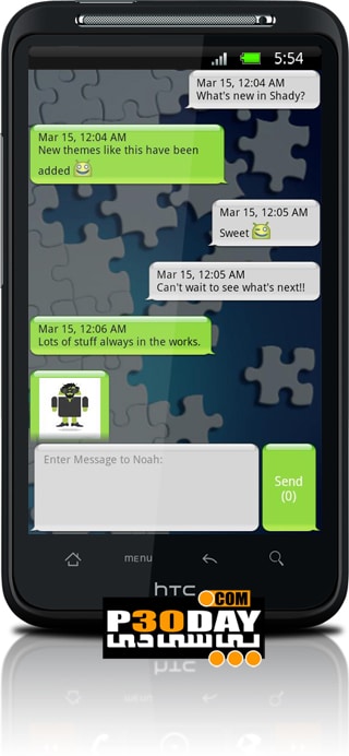 مخفی سازی اس ام اس ها در آندروید با Shady SMS 3.0 v25.31