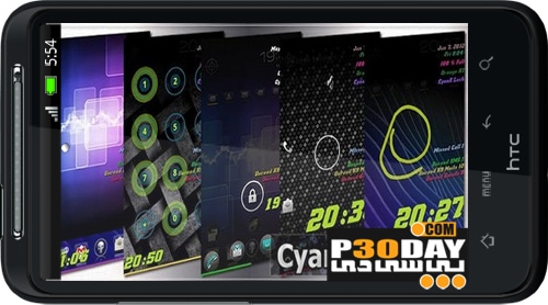 برنامه باز کردن قفل صفحه نمایش CyanX Lock v1.0 مخصوص آندروید