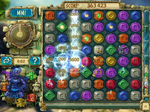 بازی حل پازل و رسیدن به گنجینه Treasures of Montezuma 3 FINAL