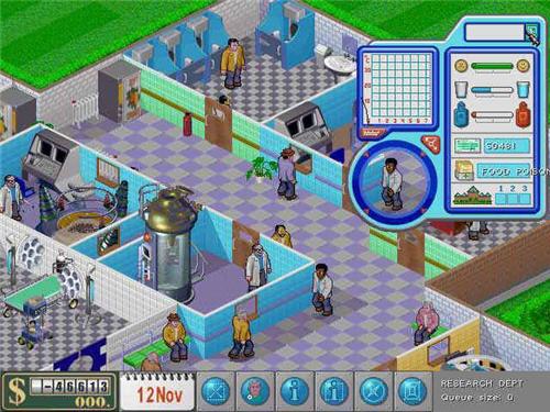 دانلود بازی زیبای شبیه سازی و مدیریت بیمارستان Theme Hospital