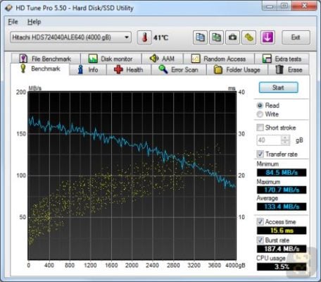 دانلود HD Tune Pro 6.00 - تشخیص بد سکتور هارد دیسک