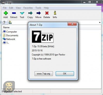 دانلود 7Zip 26.02 - برنامه فشرده ساز