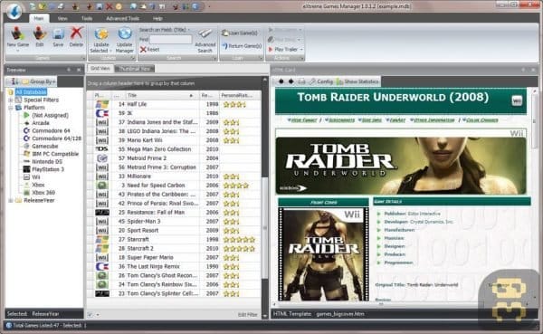 Extreme Games Manager