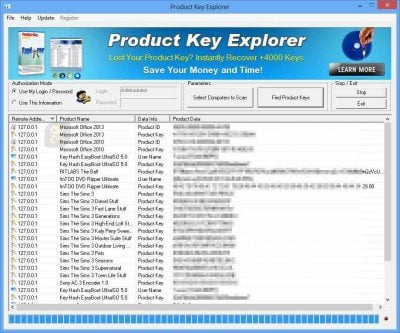 دانلود Nsasoft Product Key Explorer 4.2.9.0 - یافتن سریال نرم افزارها