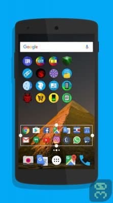 ساخت پوشه در اندروید با Foldery Multicon Folder Widget 1.9.2