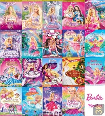 دانلود سری کامل انیمیشن باربی Barbie Cartoon Collection