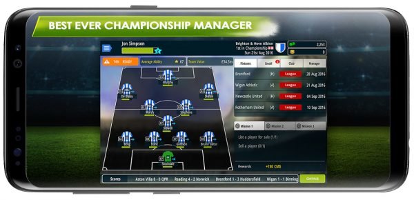 دانلود بازی مربیگری فوتبال اندروید Championship Manager 17 v1.3.1.807