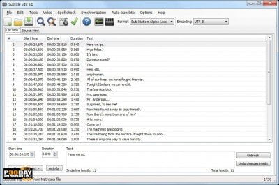 دانلود Subtitle Edit 5.0.0 Final - ویرایش راحت زیرنویس ها