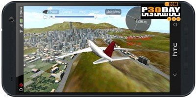 دانلود بازی جنگی و زیبای آندروید Flight Simulator Boeing Hawaii v1.2