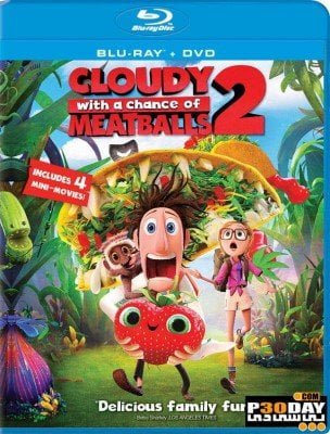 دانلود انیمیشن Cloudy with a Chance of Meatballs 2 با لینک مستقیم