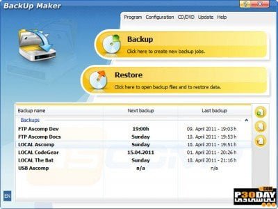 دانلود BackUp Maker Professional 8.409 - تهیه نسخه پشتیبان