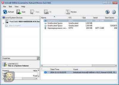 Active KillDisk Ultimate 25.0.23 - حذف کامل اطلاعات
