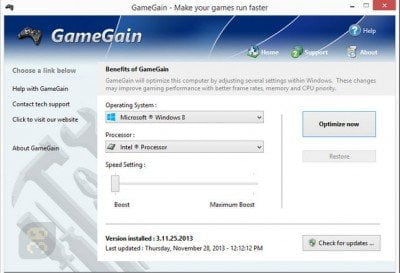 دانلود PGWare GameGain 04.10.21.2024 - افزایش سرعت اجرای بازی ها