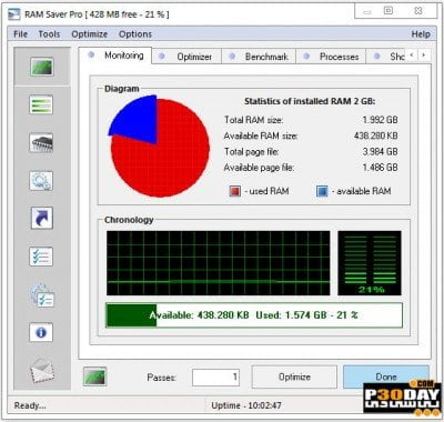 دانلود RAM Saver Professional 26.8.1 - بهینه ساز رم کامپیوتر
