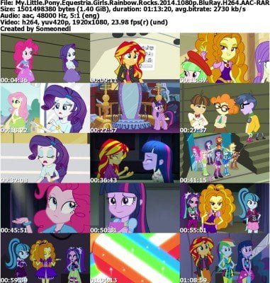 دانلود انیمیشن My Little Pony Equestria Girls Rainbow Rocks