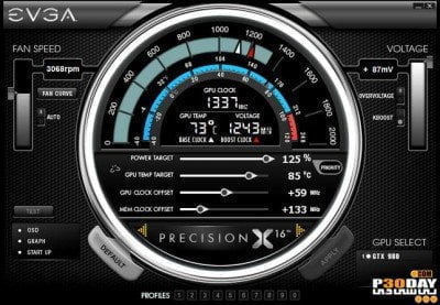 دانلود EVGA Precision X1 1.2.8.0 - افزایش سرعت کارت گرافیک