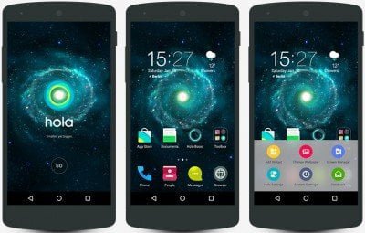 دانلود Hola Launcher - Simple, Fast 3.2.5 - لانچر سریع و زیبای اندروید