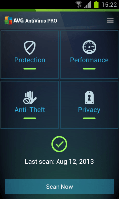 دانلود AntiVirus PRO Android Security v6.26.1 - آنتی ویروس AVG اندروید
