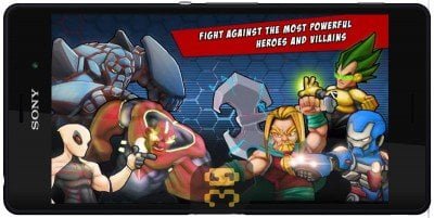 Superheros Free Fighting Game v1.7 - بازی مبارزه‌ای اندروید