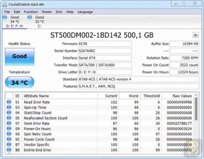 دانلود CrystalDiskInfo v9.9.2 - تحلیل و آنالیز هارد دیسک