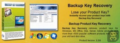 دانلود Nsasoft Backup Key Recovery 2.2.7.0 - پشتیبان گیری از سریال برنامه ها
