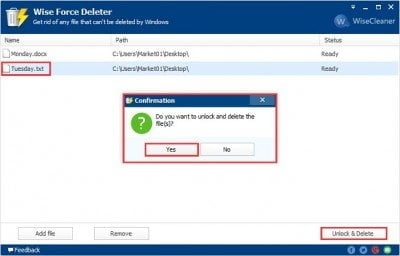 دانلود Wise Force Deleter 1.5.7.59 - حذف فایل های غیر قابل حذف