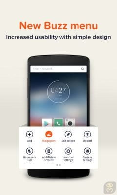 دانلود Buzz Launcher 1.9.6.13 - باز لانچر اندروید