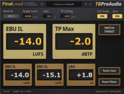 دانلود TBProAudio FinalLoud 3.0.20 – مدیریت و تقویت صدا