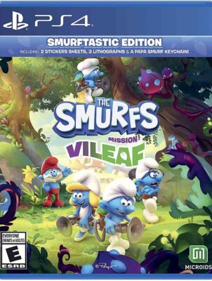 دانلود نسخه هک شده بازی The Smurfs Mission Vileaf برای PS4