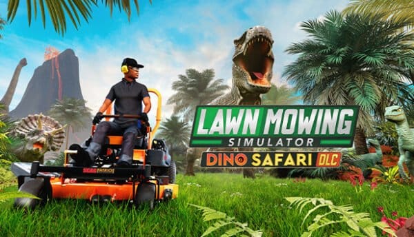 دانلود بازی Lawn Mowing Simulator Dino Safari برای کامپیوتر