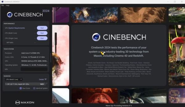دانلود CINEBENCH - تمامی نسخه ها