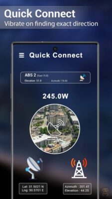 دانلود برنامه ماهواره یاب اندروید - Satellite Finder: Dish Network