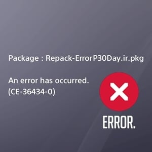 آموزش ریپک بازی کپیخور PS4 راه حل رفع ارور CE-36434-0