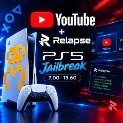 آموزش جیلبریک PS5 با Relapse و YouTube | فریمور 7.00 تا 13.60