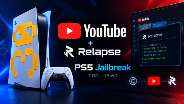 آموزش جیلبریک PS5 با Relapse و YouTube | فریمور 7.00 تا 13.60